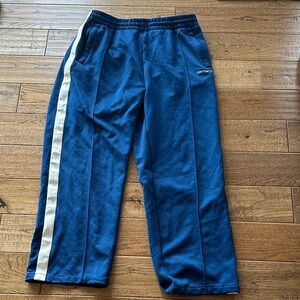 Carhartt Blue Joggers with White Stripe